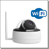 Купольная уличная беспроводная 2Mp Wi-Fi IP камера видеонаблюдения CamHi Pro D25W-2.0-WiFi