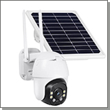Уличная автономная поворотная 4G камера с солнечной батареей Link Solar 09-4GS - запись по движению